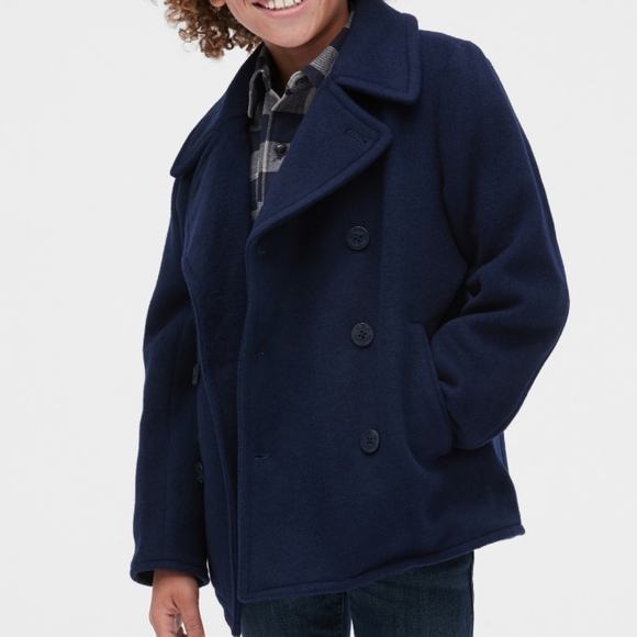 GAP Other - GapKids Navy Blue Wool Blend Peacoat